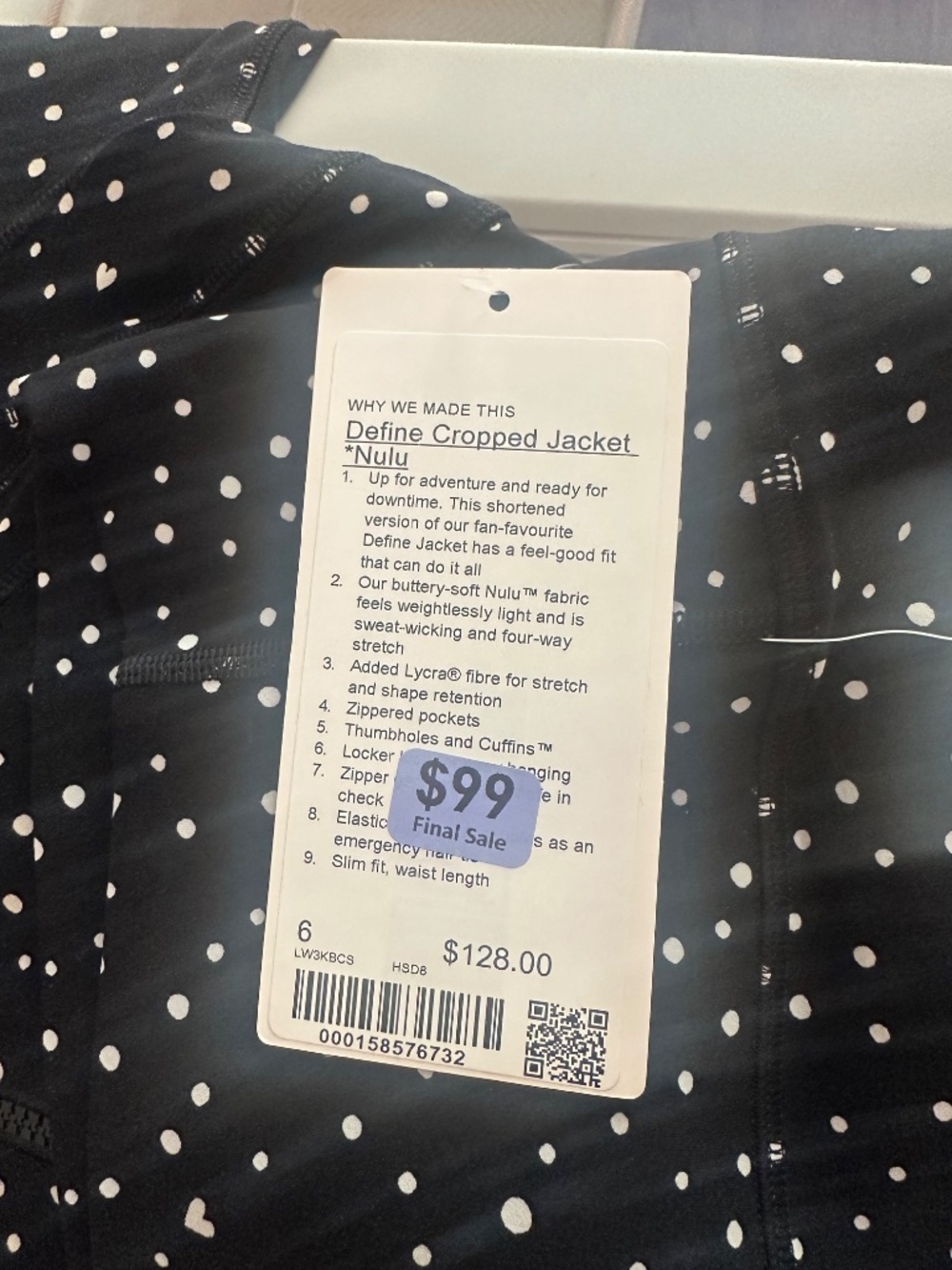 LULULEMON SET align short 4” define cropped jacket - Picture 6 of 7
